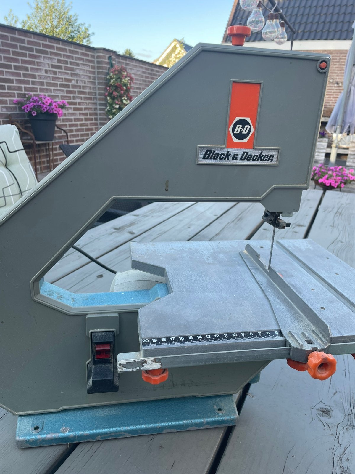 Lintzaag tafelmodel, Doe-het-zelf en Verbouw, Gereedschap | Zaagmachines, Ophalen, 70 mm of meer, Zo goed als nieuw, Lintzaag