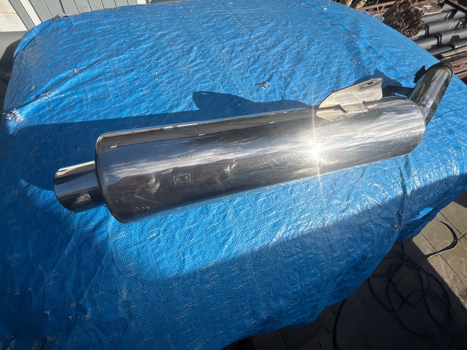 Originele Honda CBR 600 F4 (PC35) Uitlaatdemper (1998-2001), Motoren, Ophalen, Gebruikt