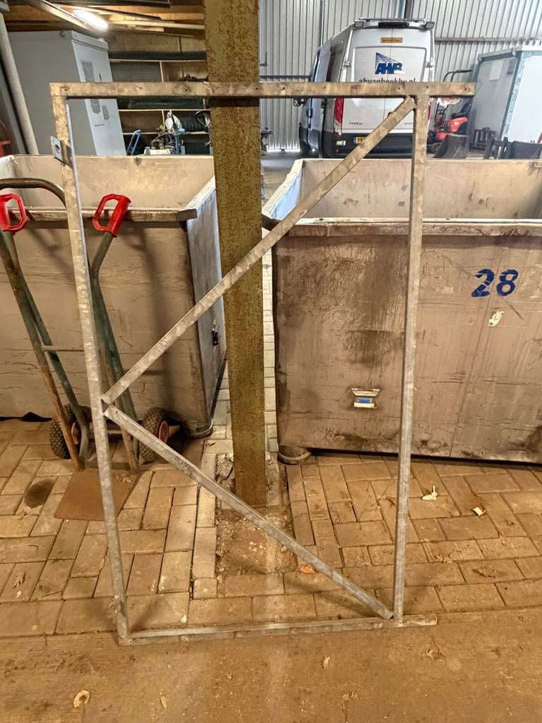 Gebruikt schuttingdeur frame, Ophalen, Gebruikt, IJzer, Tuinhek