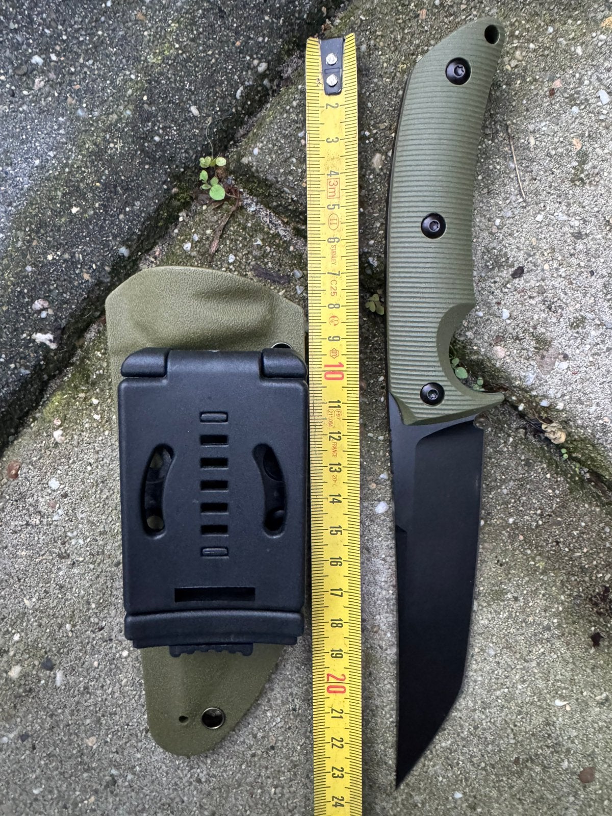 Bushcraft mes outdoor survival zakmes scouting, Ophalen of Verzenden, Zo goed als nieuw