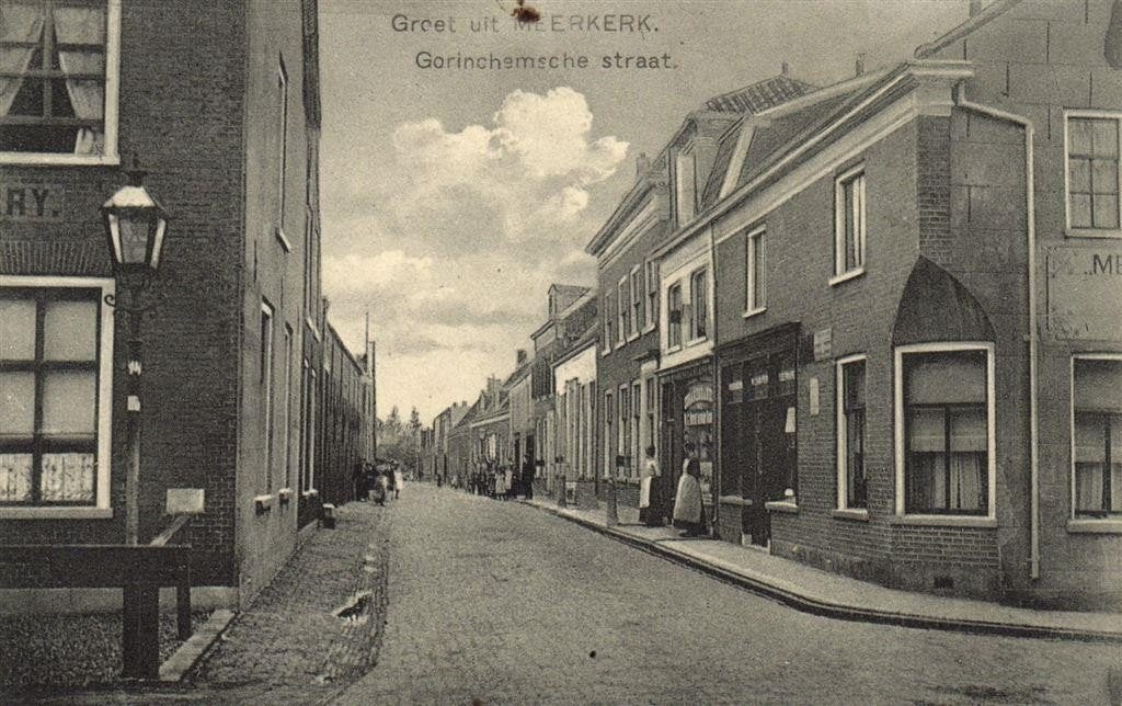 Meerkerk. Gorinchemsche straat. -191? gelopen, Verzenden, Voor 1920, Gelopen, Friesland