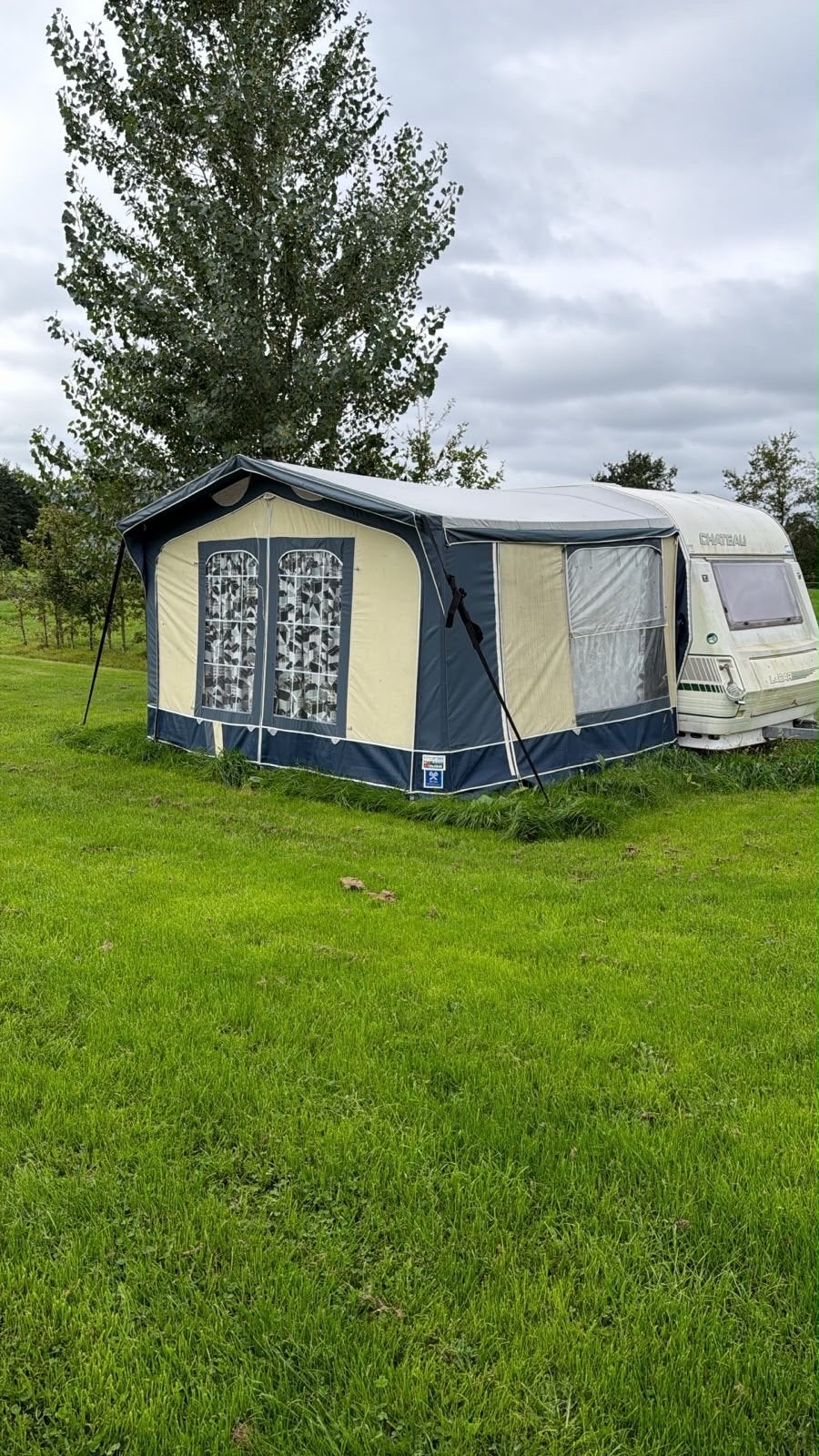Voortent voor Chateau caravan A380 (1989) - Compleet, Caravans en Kamperen, Ophalen, Gebruikt, Ten Cate All Season 240g/m2, Overige merken