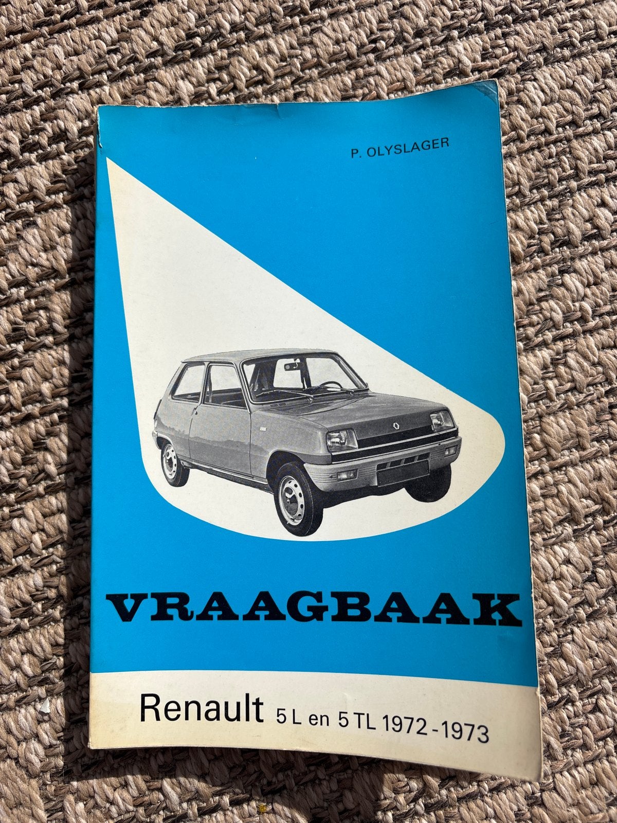Olyslager vraagbaak Renault 5 L en 5 TL 1972-1973, Verzenden, Gelezen, Renault
