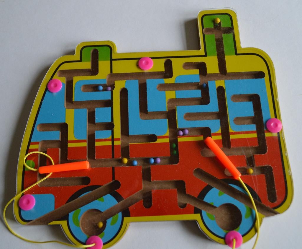 schoolbus  magneetspel  motoriek, Kinderen en Baby's, Speelgoed | Educatief en Creatief, ., Nieuw, Ophalen of Verzenden, .