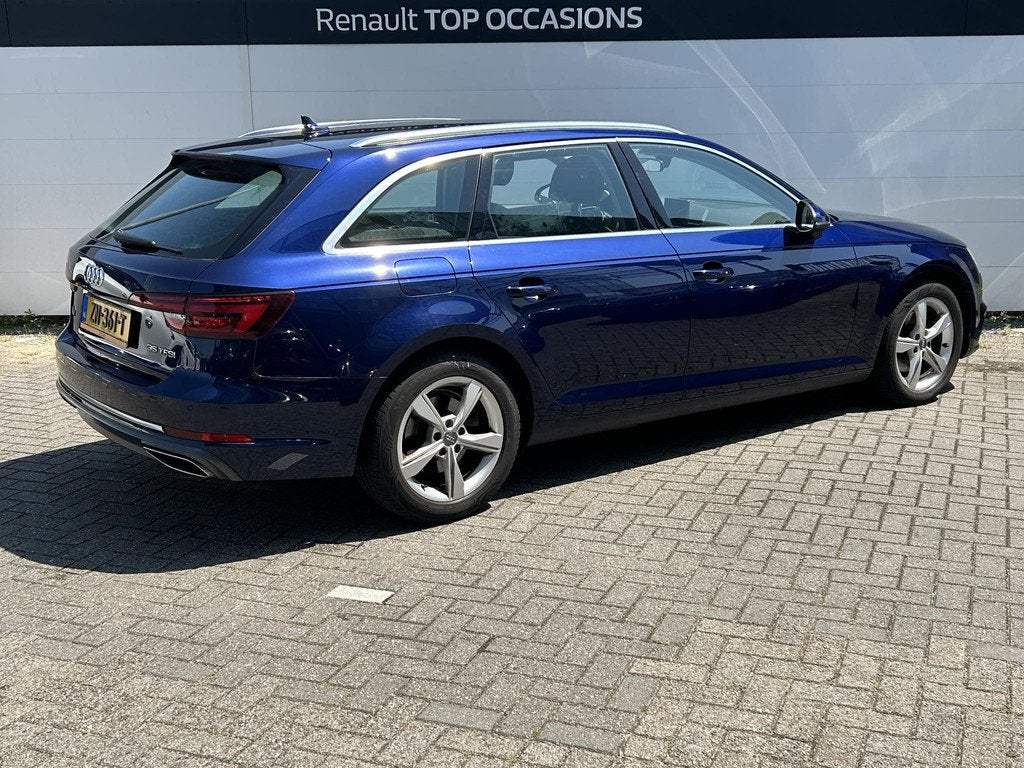 Audi A4 Avant 35 TFSI Sport Lease Edition | Parkeersensoren, Stof, Gebruikt, 4 cilinders, Blauw