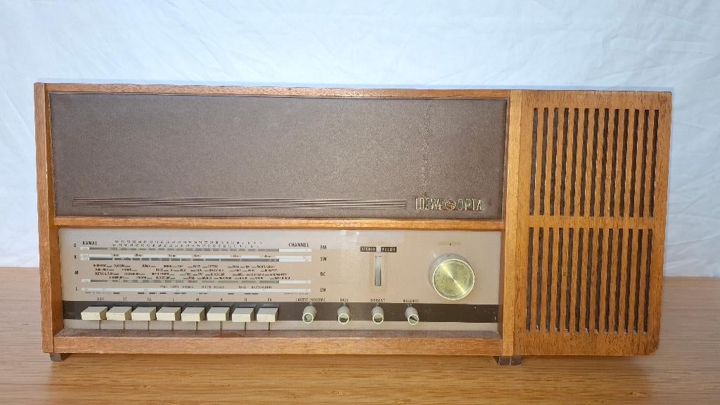 Vintage Loewe Opta Luna Stereo – Klassieke buizenradio '60, Antiek en Kunst, Ophalen