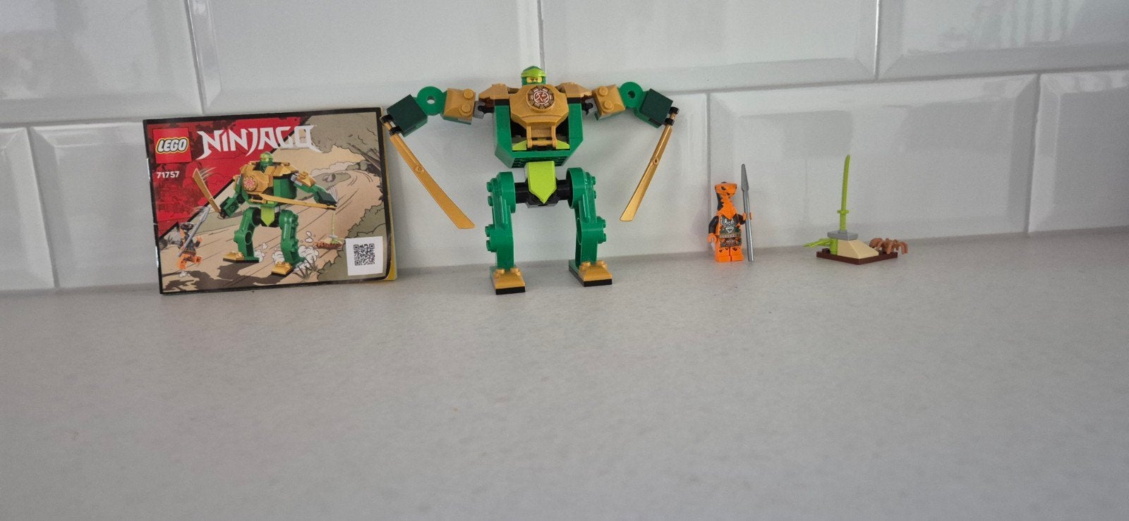 Lego Ninjago 71757 Lloyd's Ninja Mech, Lego, Ophalen of Verzenden, Zo goed als nieuw, Inclusief instructies