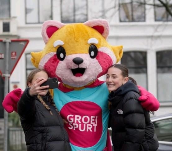 Professionele Vos Mascotte - Zo goed als nieuw, Ophalen, Kleding, Promobears, Overige thema's