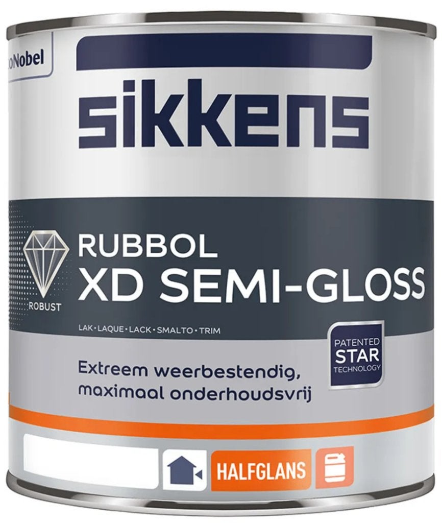 Nieuw blik lak Sikkens Rubbol XD-Semi-Gloss Monumentengroen, Overige kleuren, Nieuw, Ophalen of Verzenden, Lak