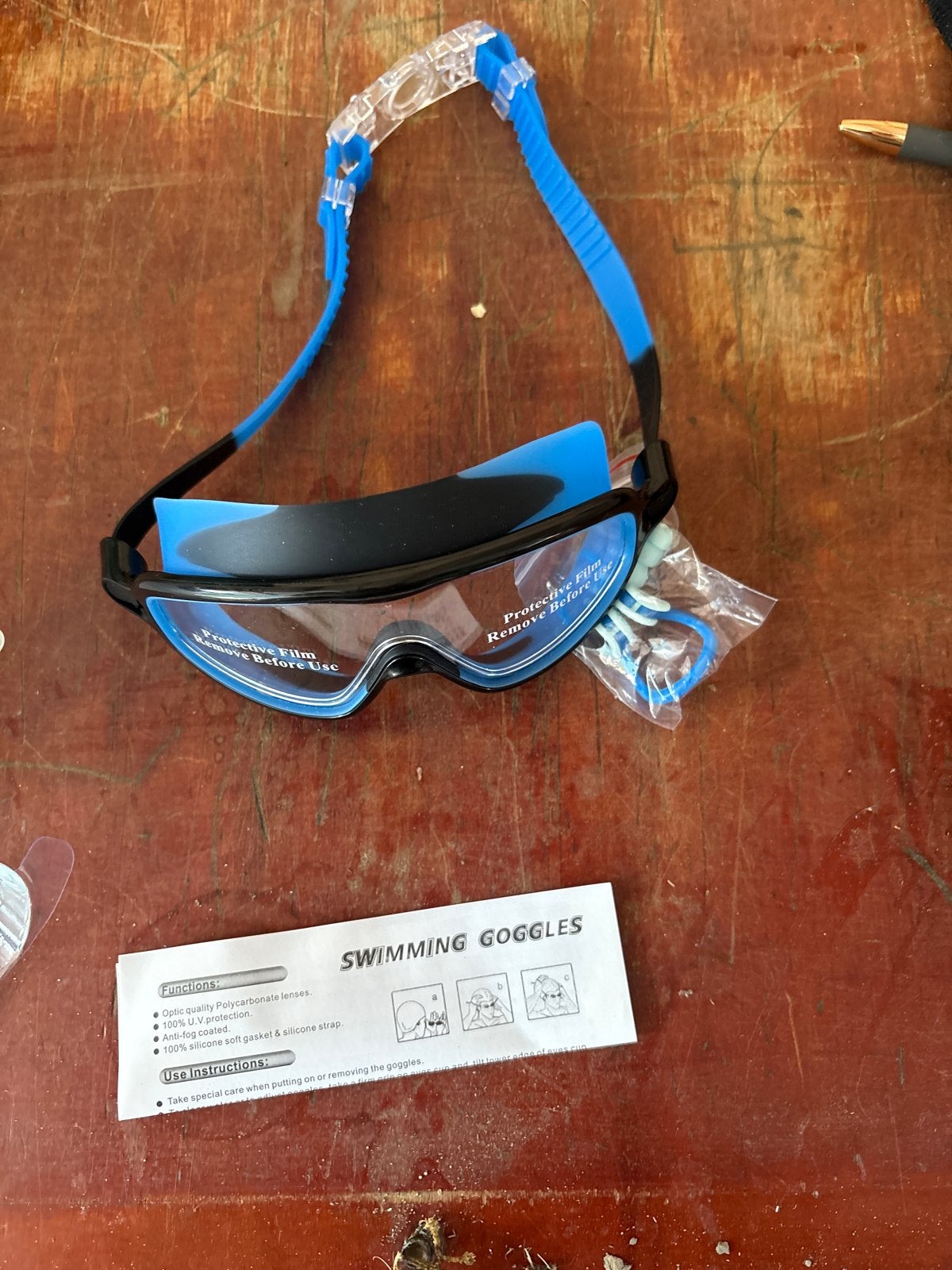 Nieuwe Zwembril met UV-bescherming en Anti-condens, Watersport en Boten, Snorkelen, Ophalen of Verzenden, Nieuw, Snorkel-accessoires