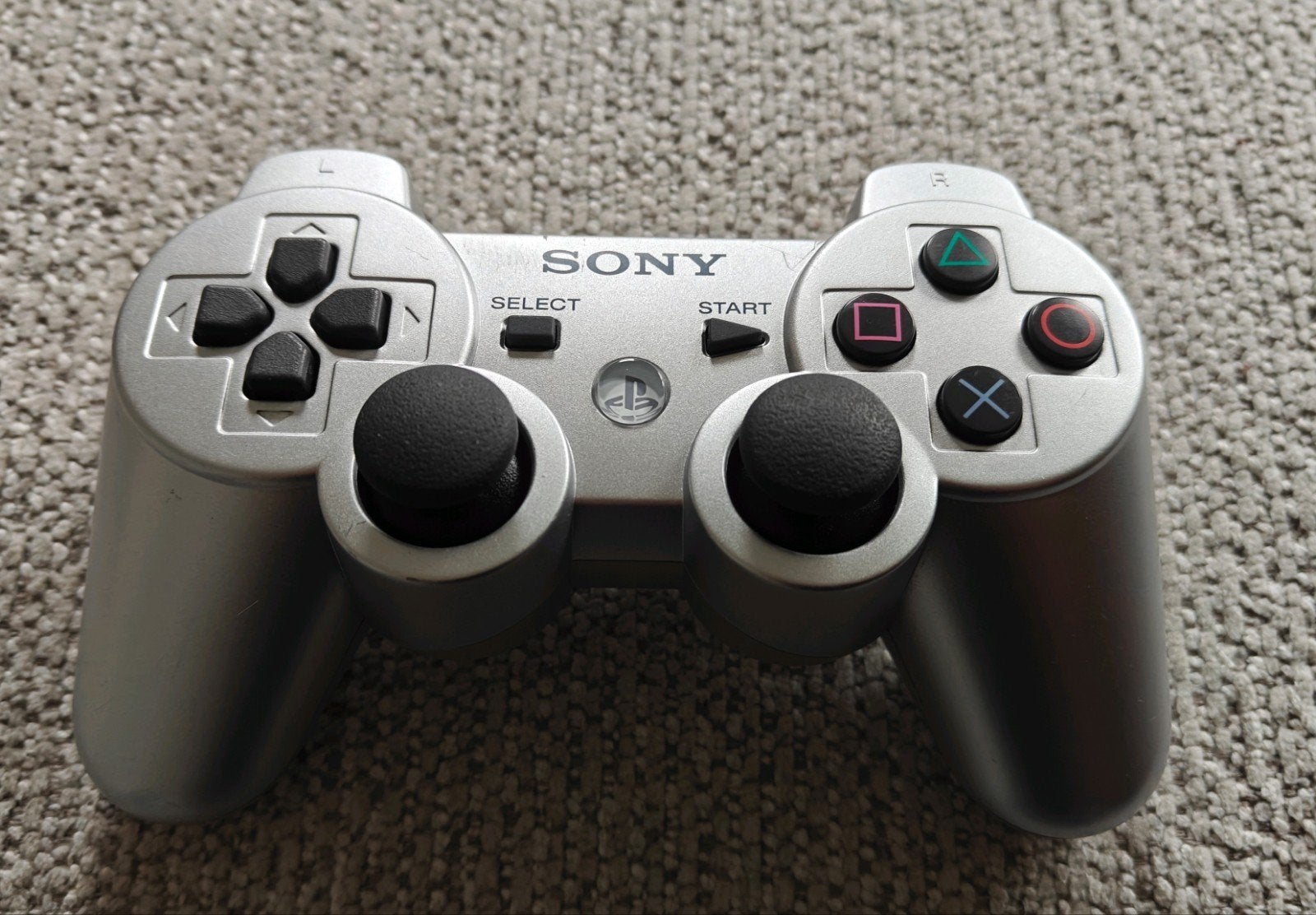 Playstation 3 DualShock 3 Controller - Zilver, Spelcomputers en Games, Gebruikt, PlayStation 3, Ophalen of Verzenden, Controller