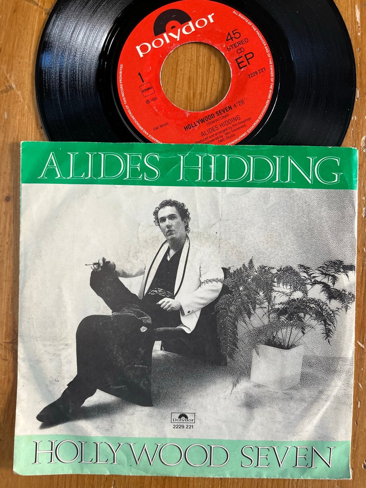 Alides Hidding - Hollywood Seven (7 inch vinyl single), Gebruikt, 7 inch, Pop, Fotohoes