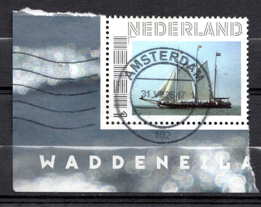 gestempelde zegel. Persoonlijke. Waddeneilanden. Texel 9x, Postzegels en Munten, Ophalen of Verzenden, Na 1940, Gestempeld