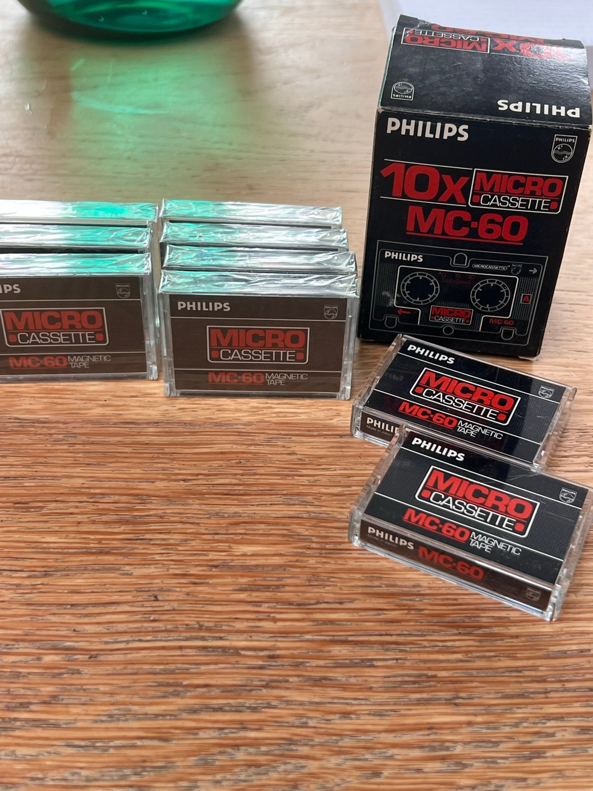 Philips Micro Cassette MC-60 voor Dictafoon - Nieuw in Doos, 2 t/m 25 bandjes, Overige genres, Ophalen of Verzenden, X