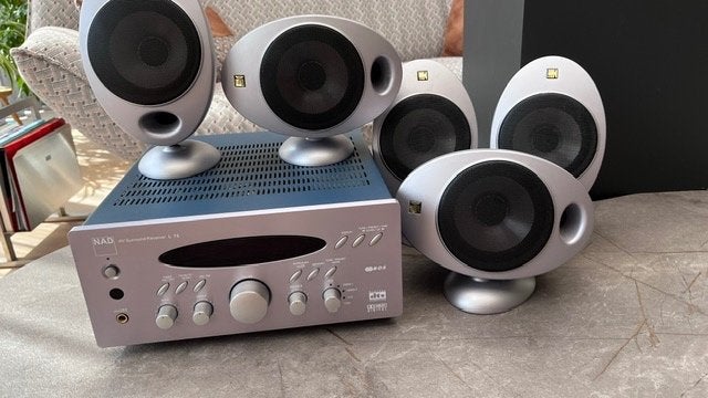 NAD L75 Surround Receiver + KEF 5.1 Surround Set, Audio, Tv en Foto, Gebruikt, 60 tot 120 watt, Ophalen, Overige merken