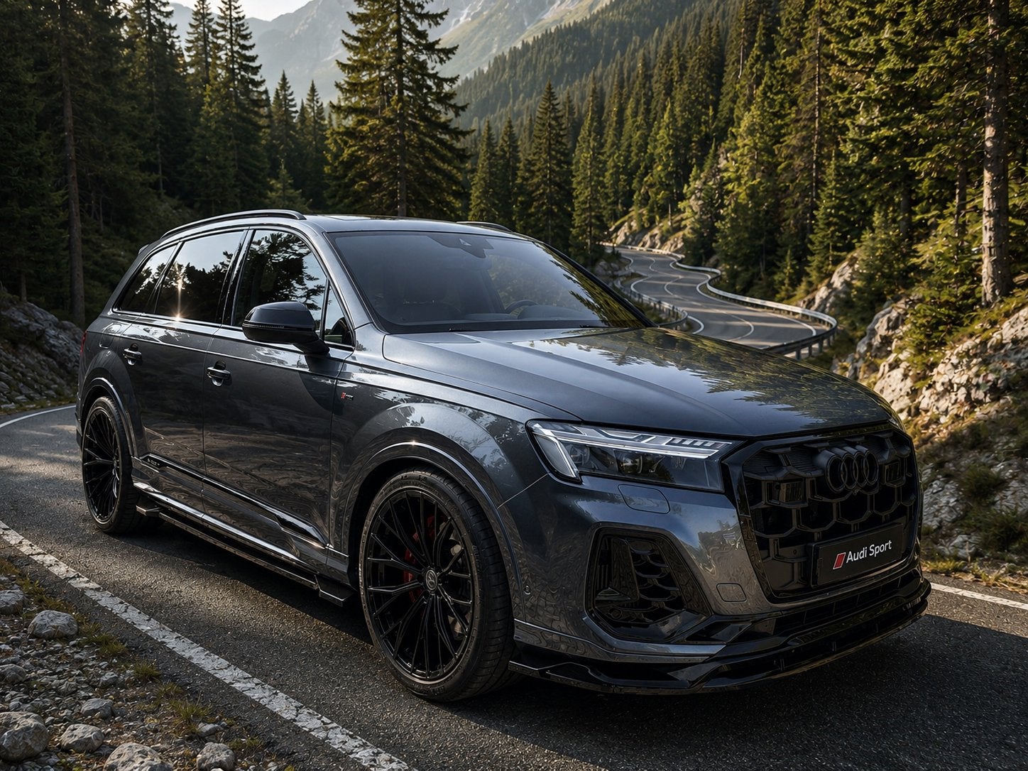 Kans: Unieke Bomvolle Q7 60 TFSI COMPETITION APR 510pk 2025, Automaat, 510 pk, Leder, Parkeerassistent