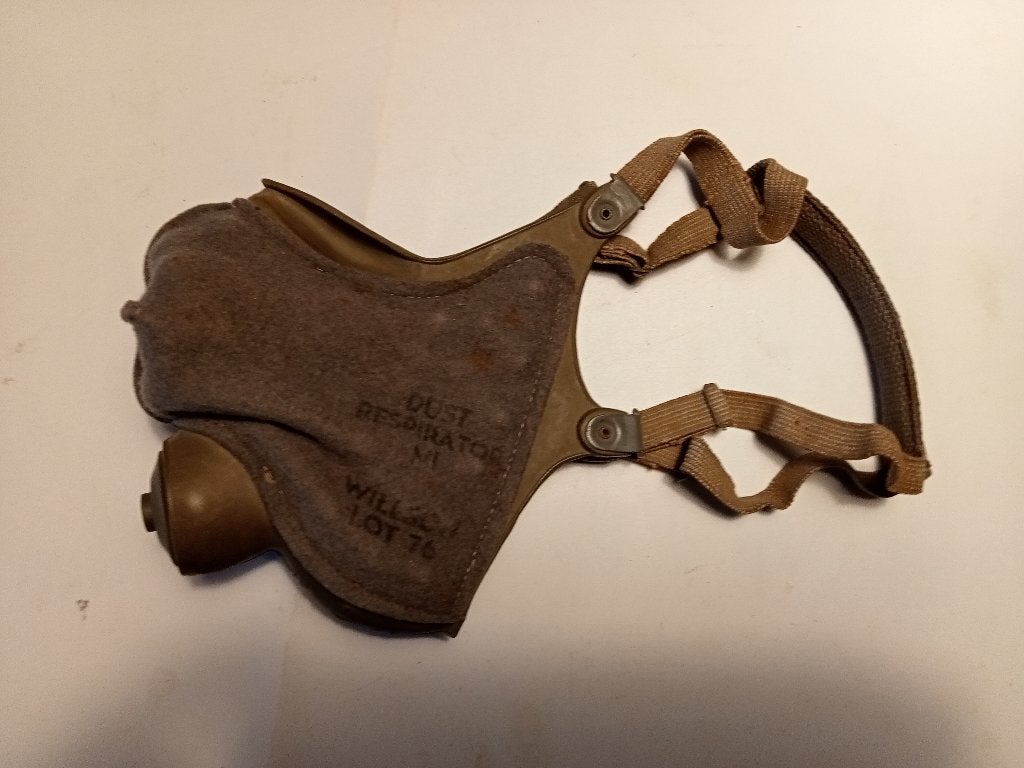 Us army dust respirator m1 uit 1942, stofmasker, Ophalen of Verzenden, Landmacht, Amerika