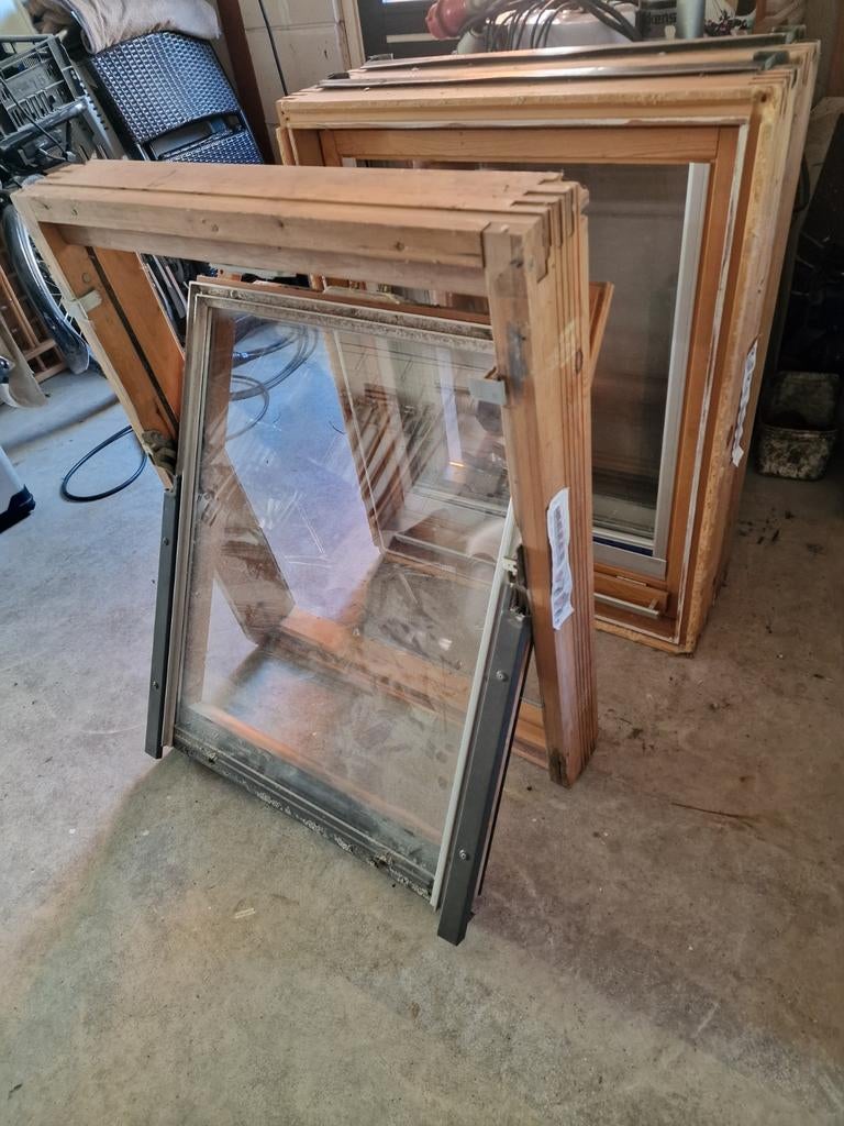 3X Velux GGL 304 Dakraam 78 X 98 Gebruikt, Gebruikt, Minder dan 80 cm, Minder dan 80 cm, Ophalen of Verzenden