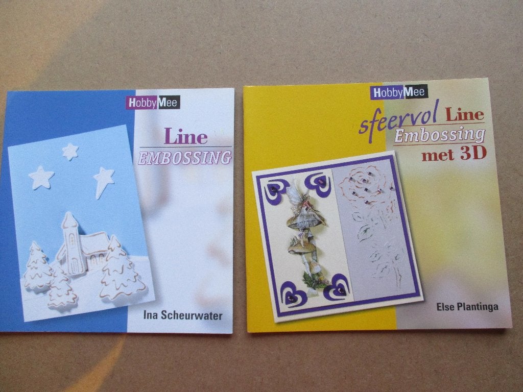 Line Embossing - Hobby Mee Boekjes, Ophalen of Verzenden, Zo goed als nieuw, Overige thema's, Overige typen