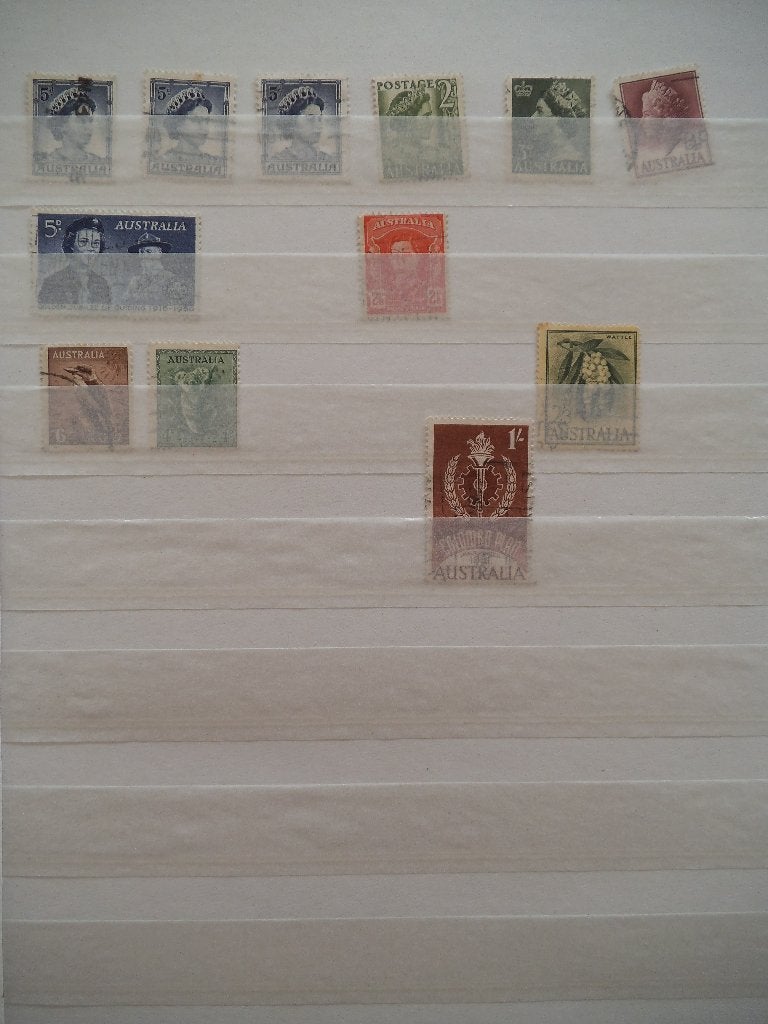 Insteekboek met postzegels, Postzegels en Munten, Ophalen