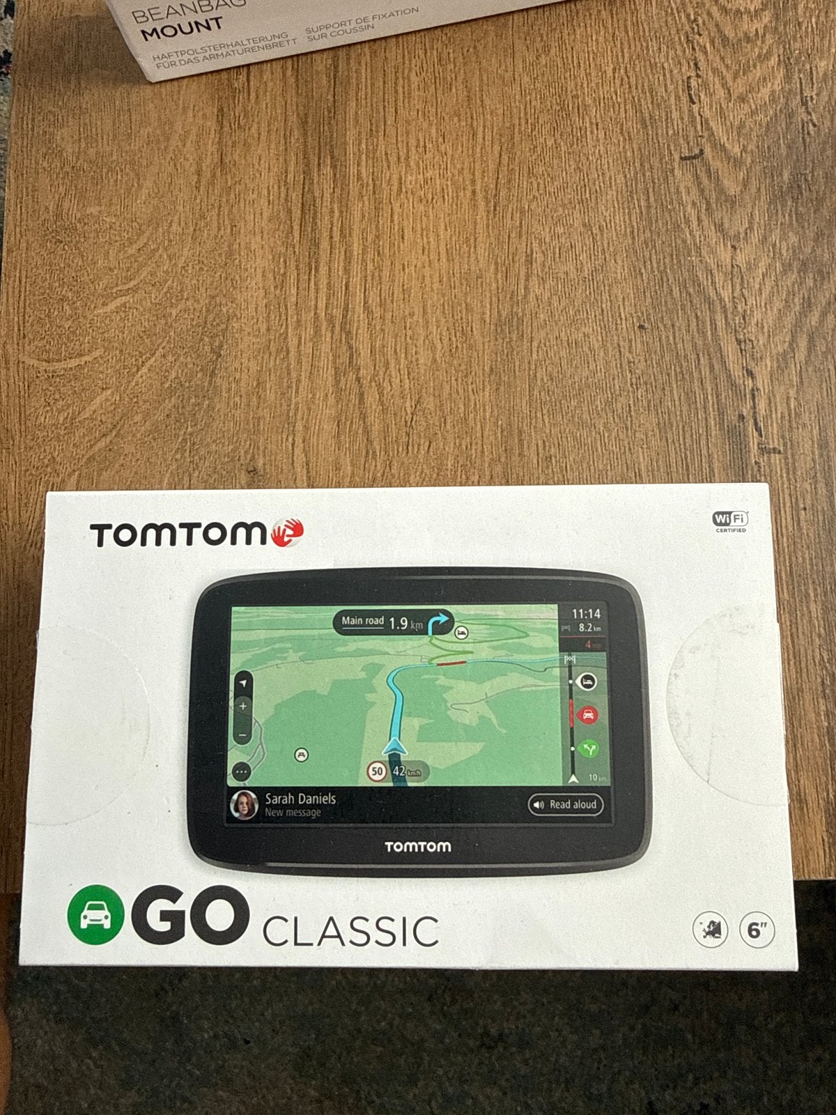 TomTom GO Classic 6" Navigatiesysteem met Beanbag Mount, Ophalen, Zo goed als nieuw