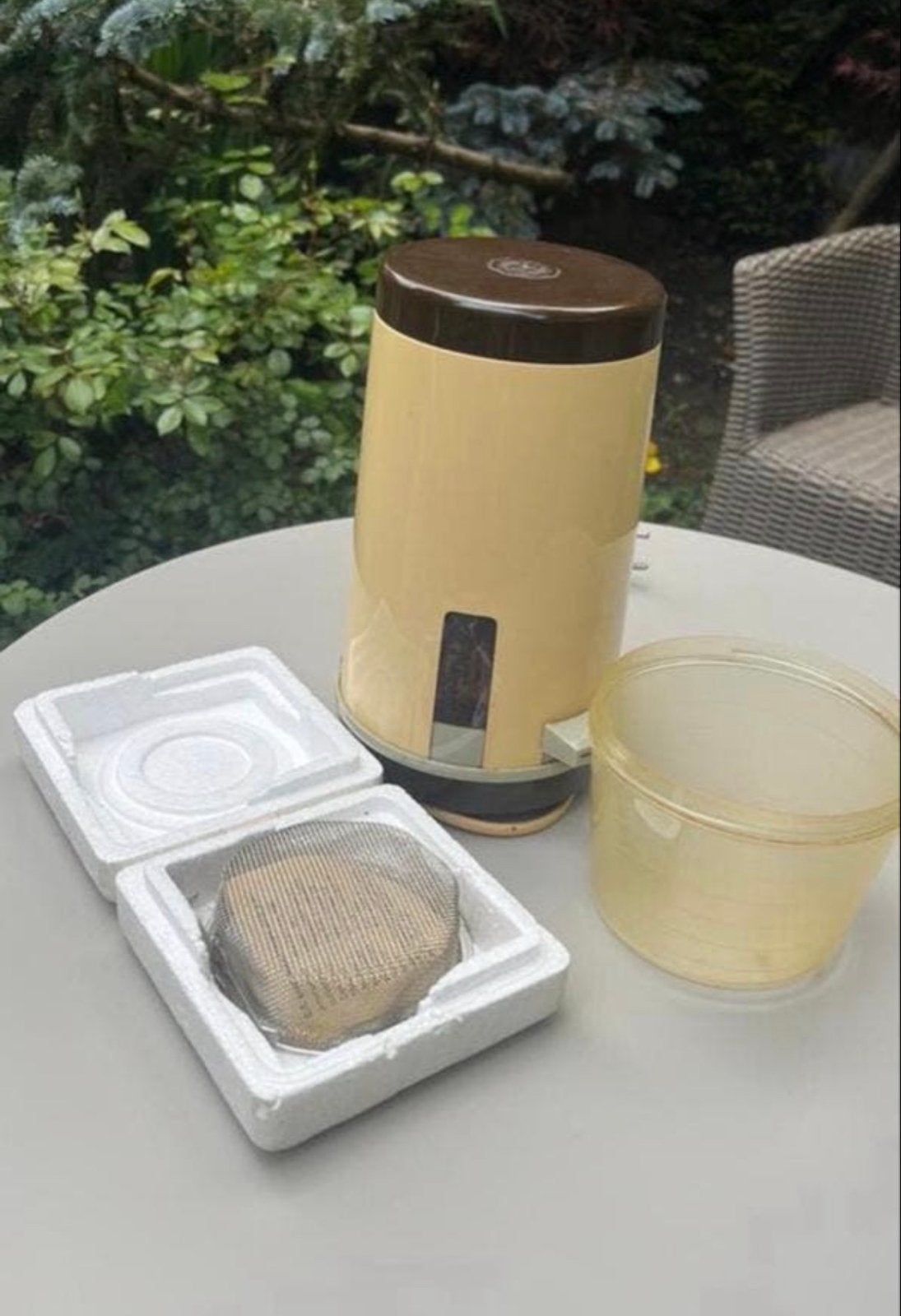 Vintage Douwe Egberts koffiebonen maalmachine, Ophalen of Verzenden, Gebruikt