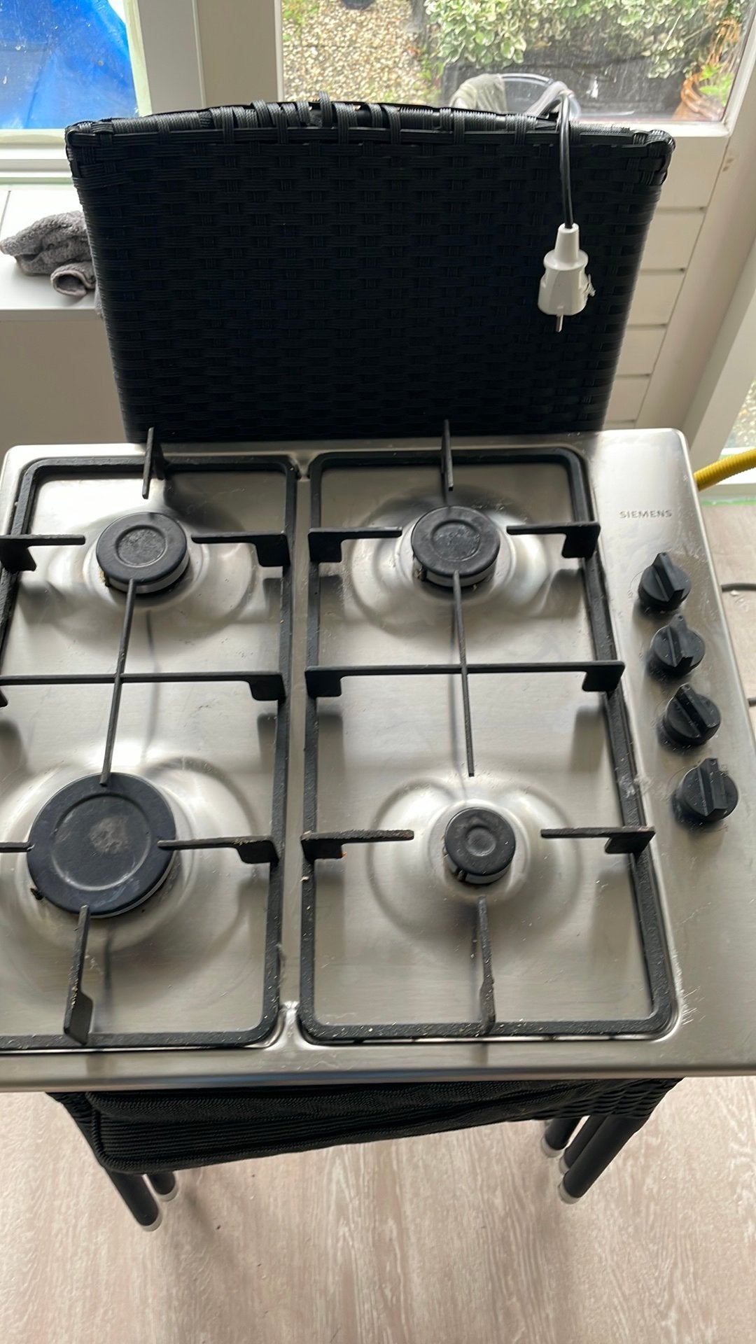 ‘Vandaag Ophalen’ Siemens gaskookplaat, Ophalen, Gebruikt, 4 kookzones, Inbouw