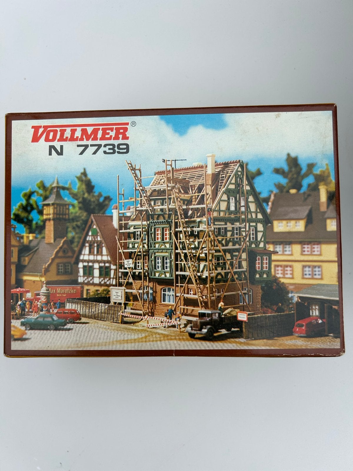 Vollmer N 7739 Vakwerkhuis in aanbouw - Schaal 1:160, Overige merken, Gelijkstroom of Wisselstroom, Brug, Tunnel of Gebouw, Ophalen of Verzenden