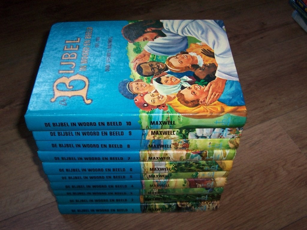 Arthur S Maxwell De Bijbel in woord en beeld deel 1 t/m 10, Ophalen of Verzenden, Zo goed als nieuw, Christendom | Katholiek