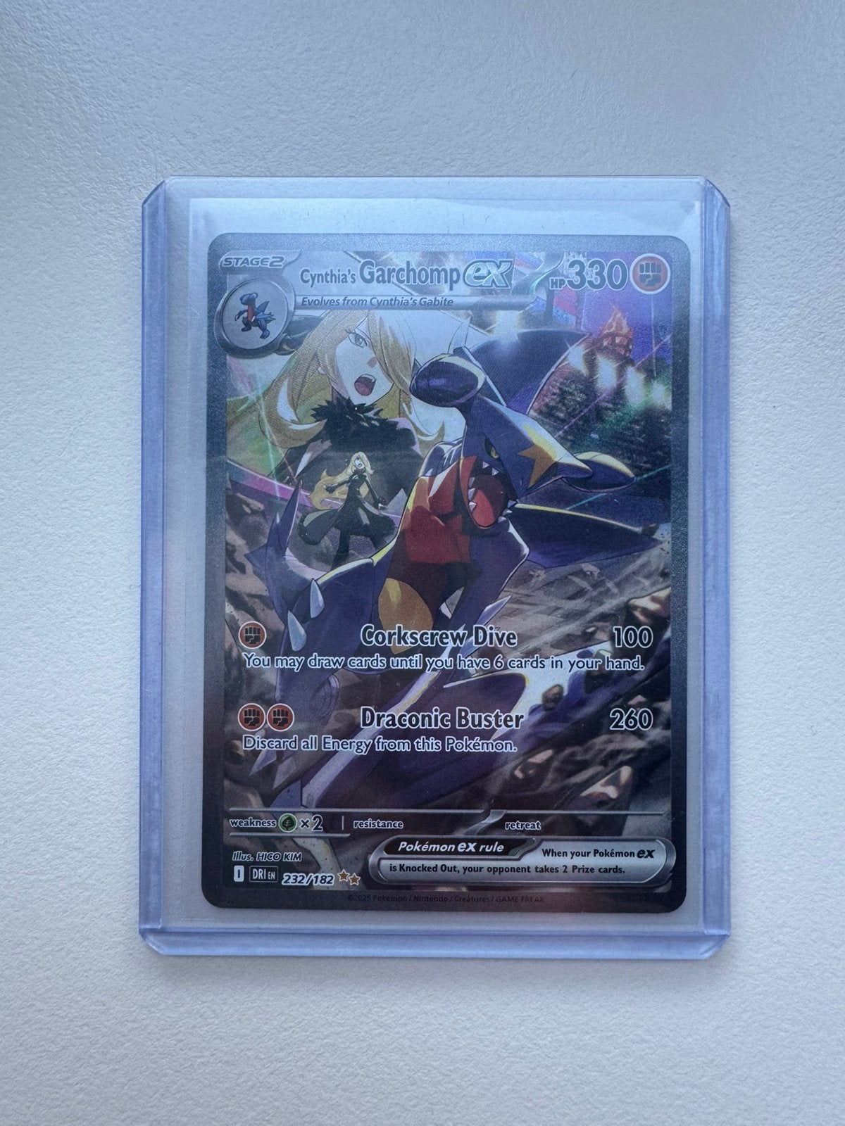 Cyntia’s Garchomp EX NM, Ophalen, Zo goed als nieuw
