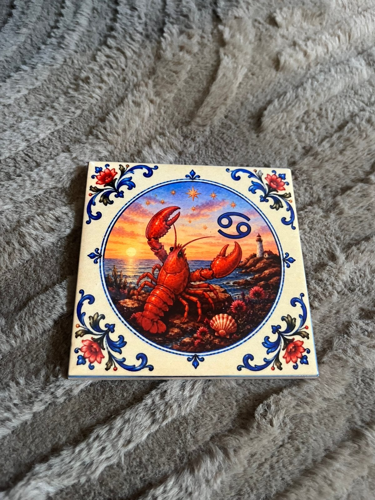 Tegeltje sterrenbeeld kreeft, Ophalen of Verzenden, Nieuw