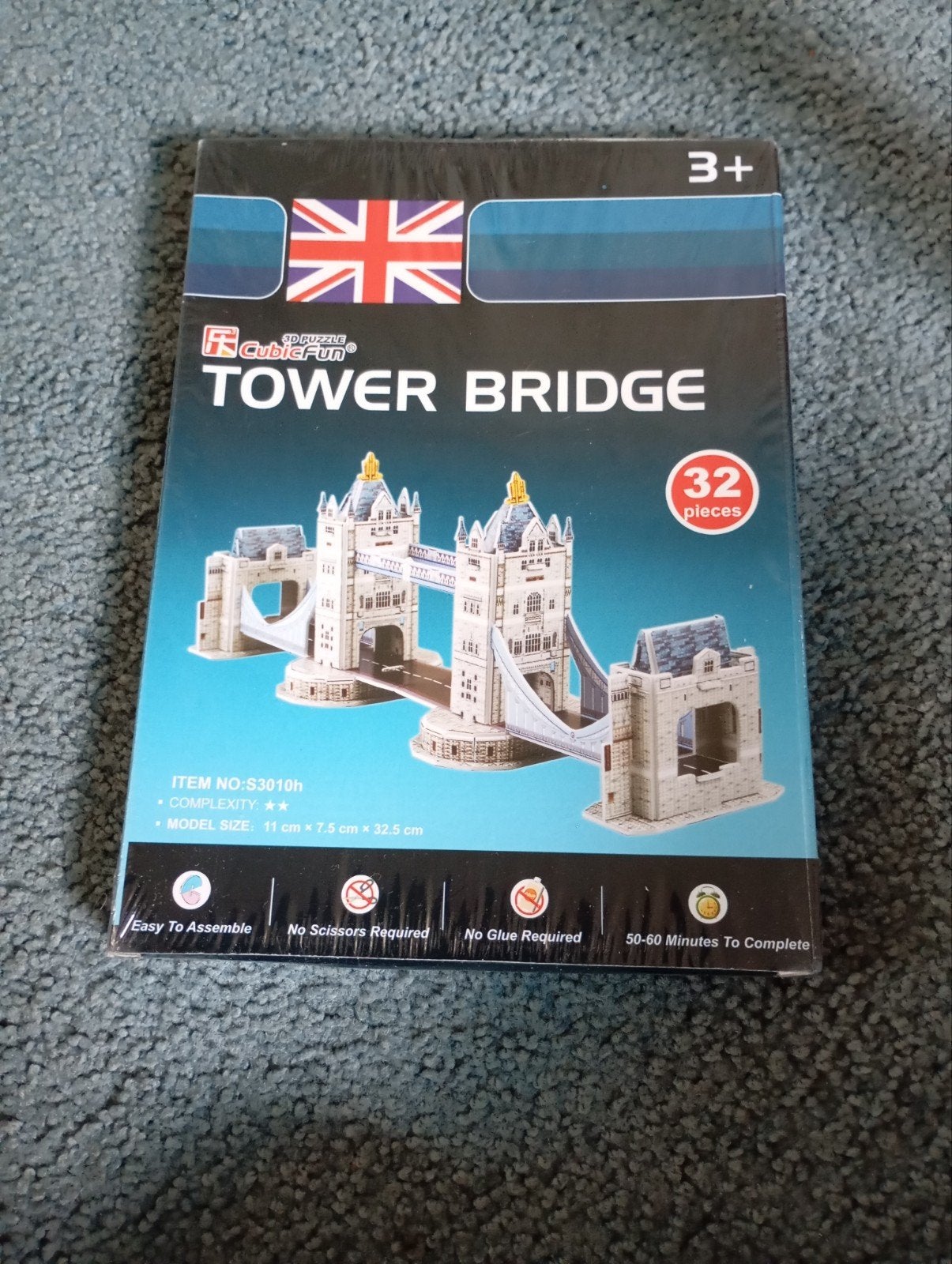 Tower Bridge Puzzel England model size izgs, Ophalen of Verzenden, Nieuw, Lichtbak of (neon) lamp