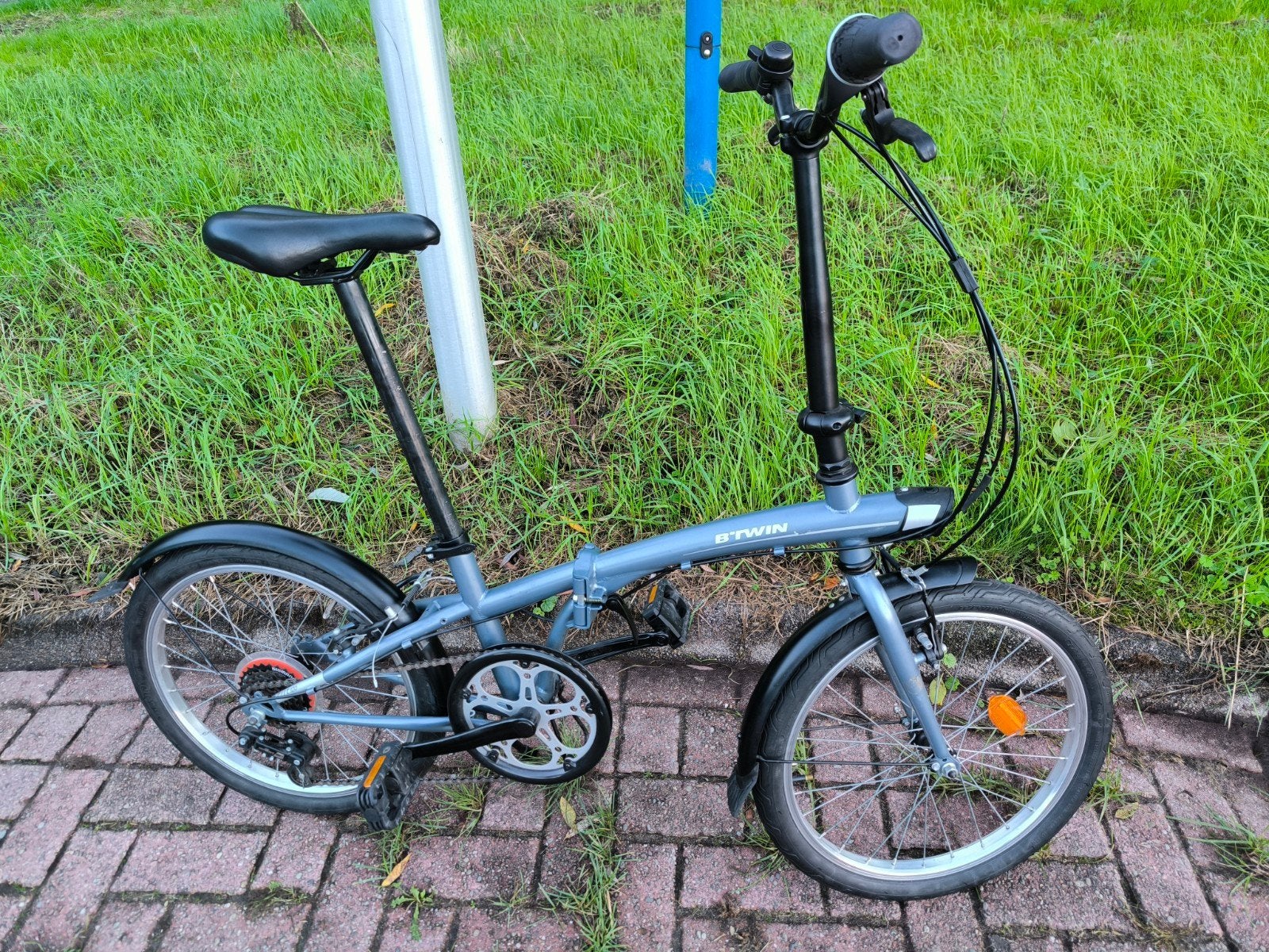 Btwin tilt 120 vouwfiets in goede staat, Fietsen en Brommers, 20 inch of meer, Versnellingen, Ophalen of Verzenden, Zo goed als nieuw