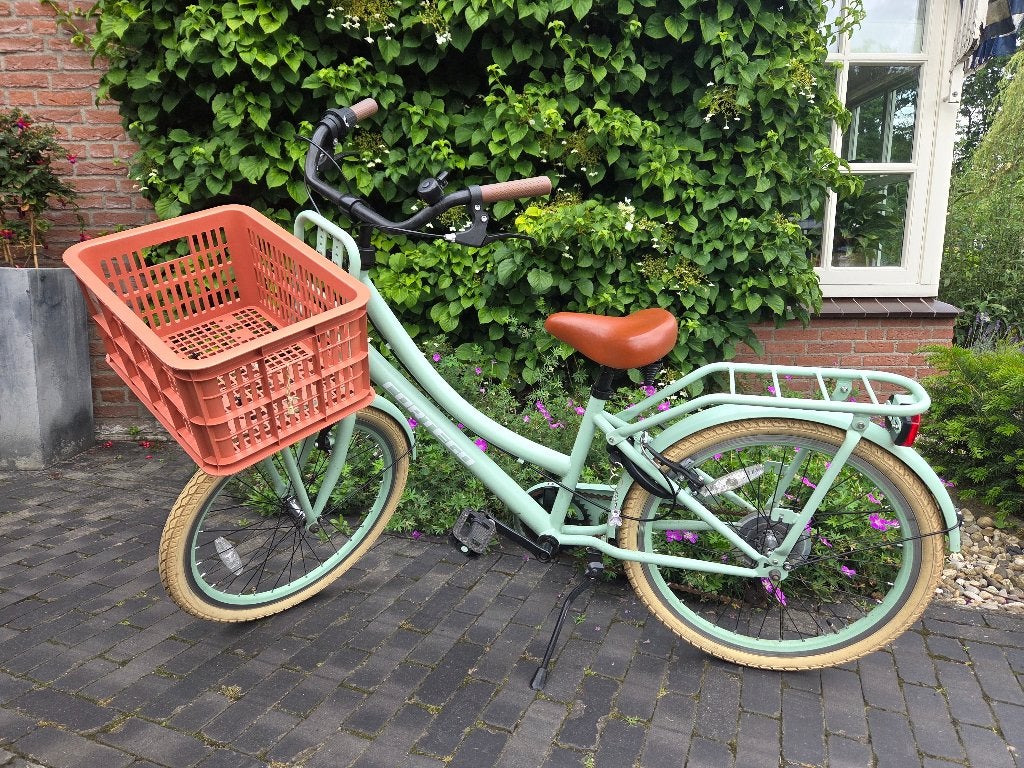 Zeer mooie meisjes fiets 22 inch, Ophalen, Zo goed als nieuw, 22 inch, Versnellingen