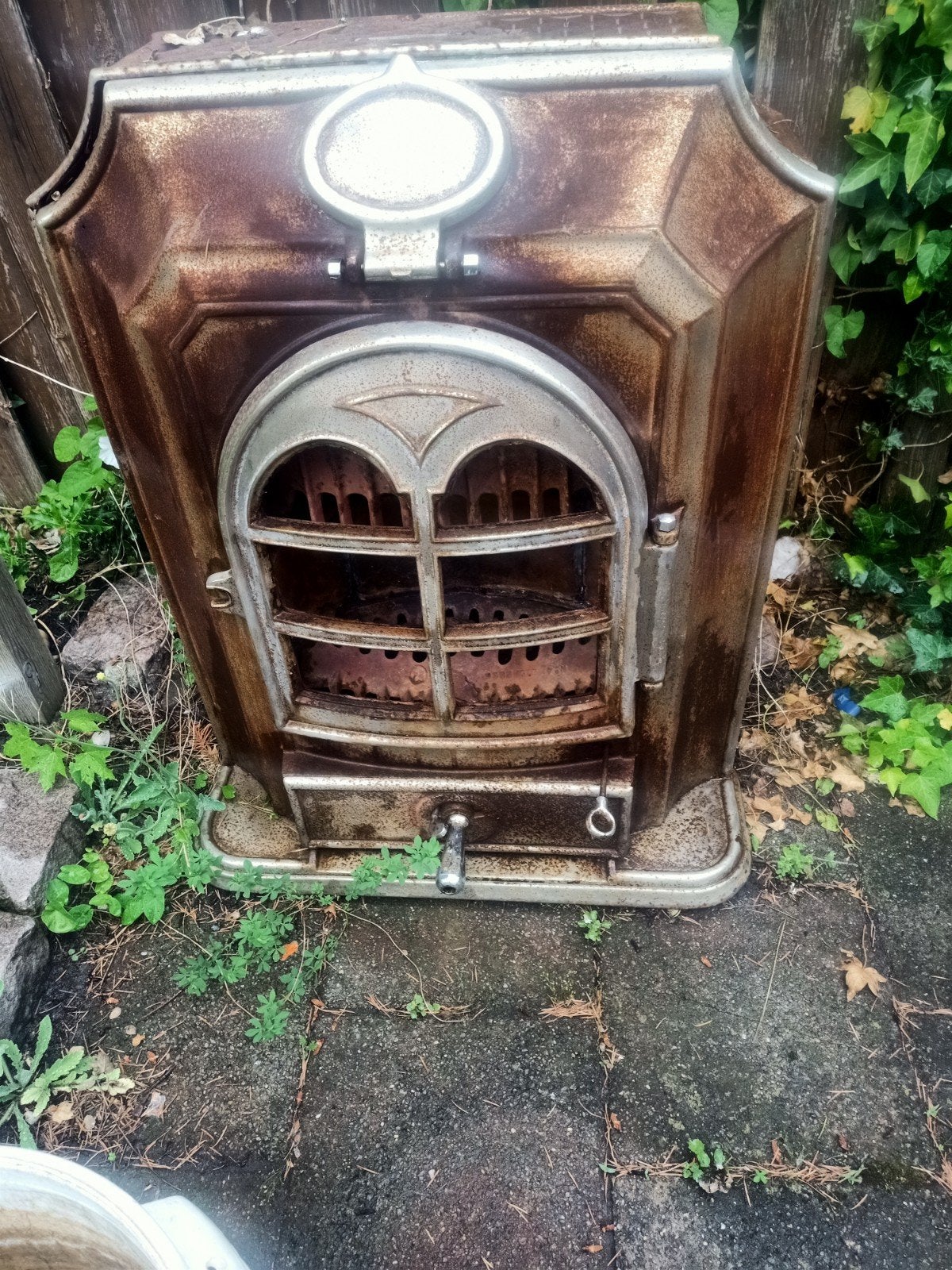 Oude kolen (antraciet) kachel Jeunesse 4, Ophalen of Verzenden, Gebruikt, Hout, Houtkachel