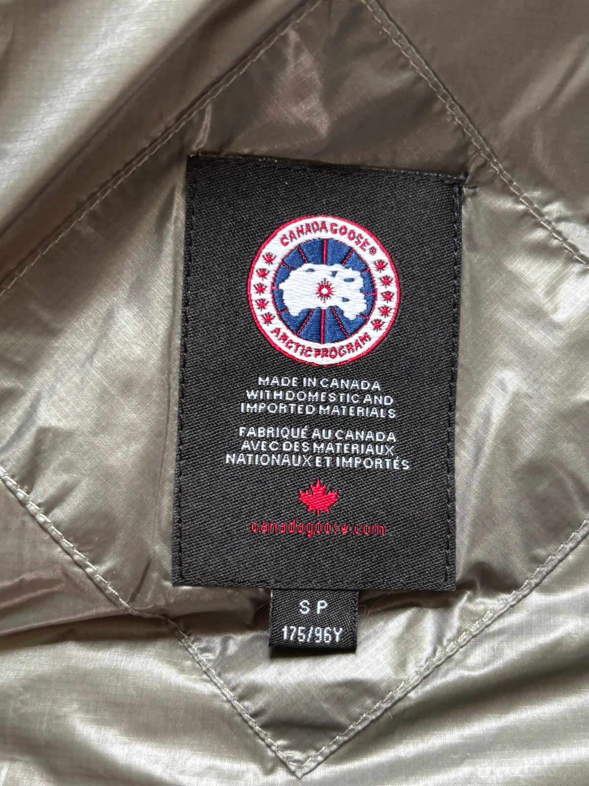 Canada Goose bodywarmer, Kleding | Heren, Bodywarmers, Ophalen of Verzenden, Zo goed als nieuw, Maat 46 (S) of kleiner, Groen