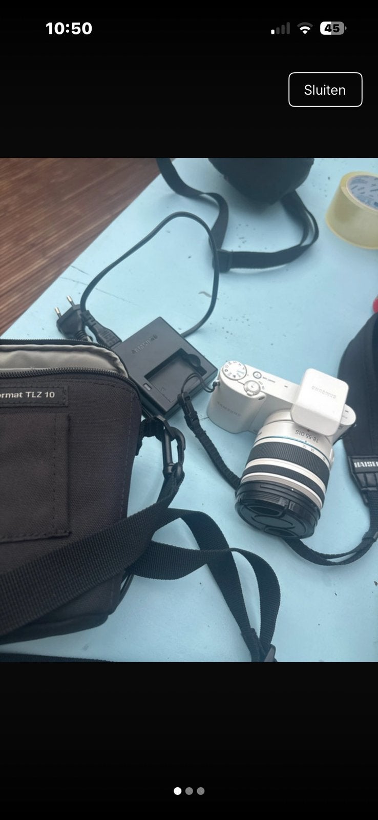 Samsung NX1000 systeemcamera + 18-55mm OIS lens, Ophalen of Verzenden, Hi 8