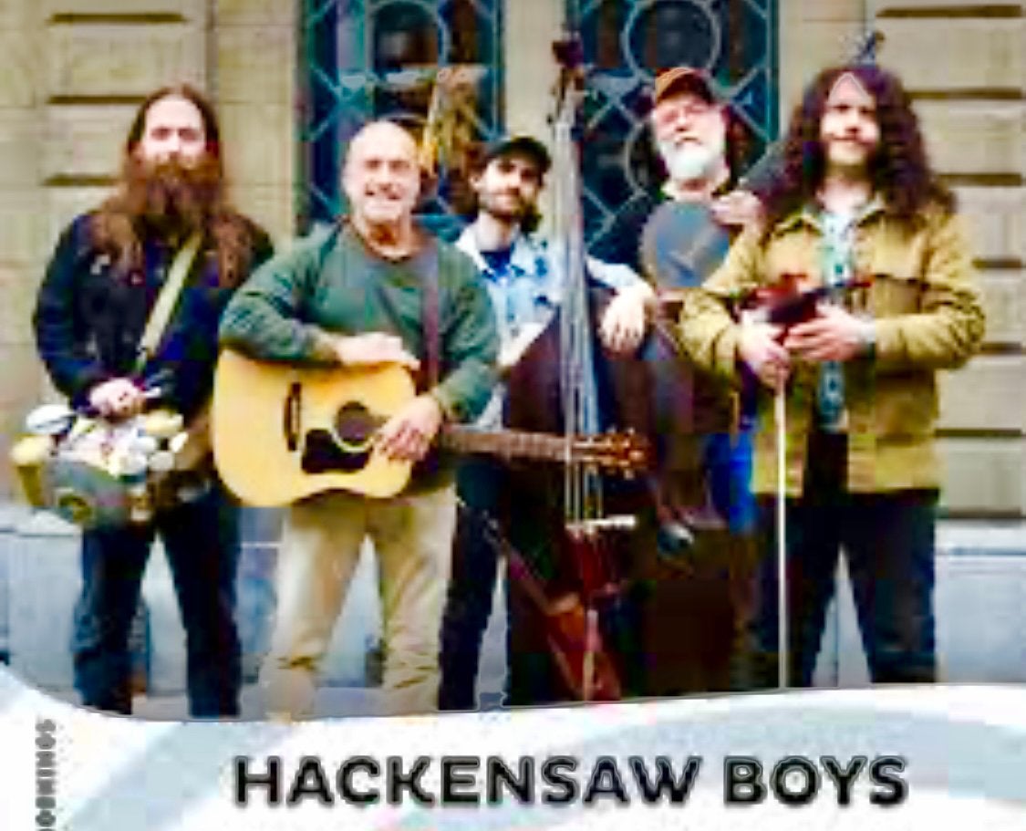 2x HACKENSAW BOYS in VERA op 3 juli beneden kostprijs 2x