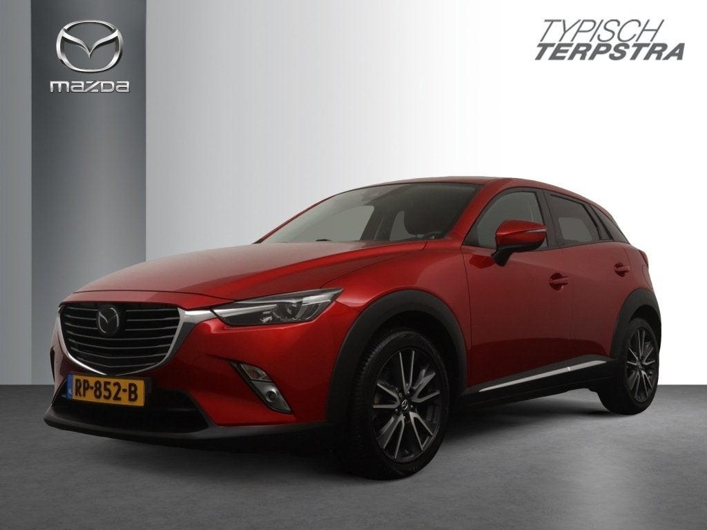 Mazda CX-3 SKYACTIV-G 120 GT-M | Trekhaak (bj 2018), Auto's, Voorwielaandrijving, 1998 cc, Gebruikt, Leder en Stof