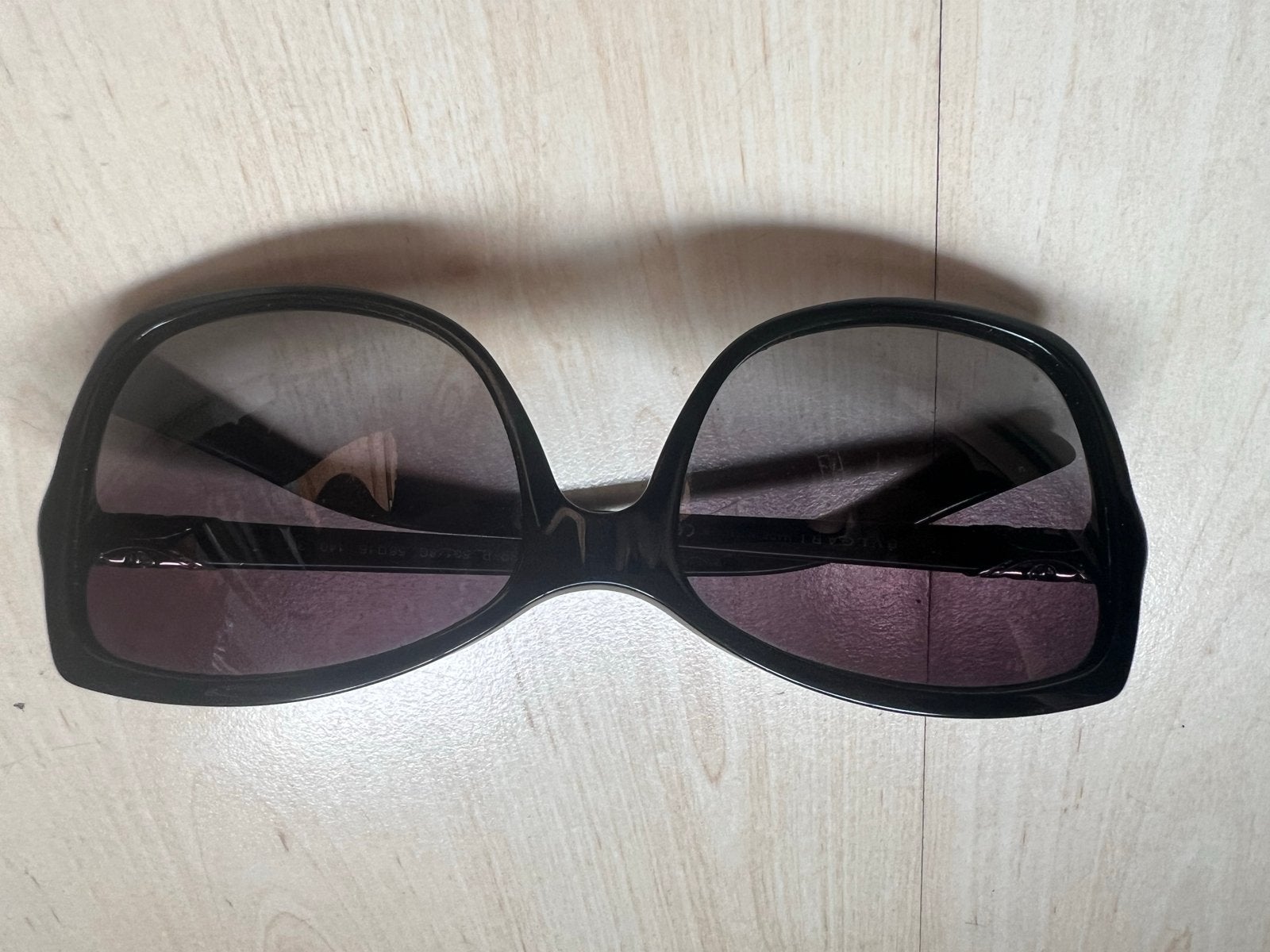 Designer bril Bvlgari met strass, Overige merken, Gebruikt, Zwart, Ophalen of Verzenden
