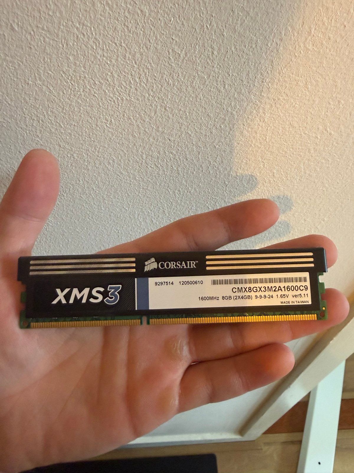 2 STUKS Corsair XMS3 8GB DDR3 RAM, Computers en Software, Ophalen, Server, 8 GB, DDR3