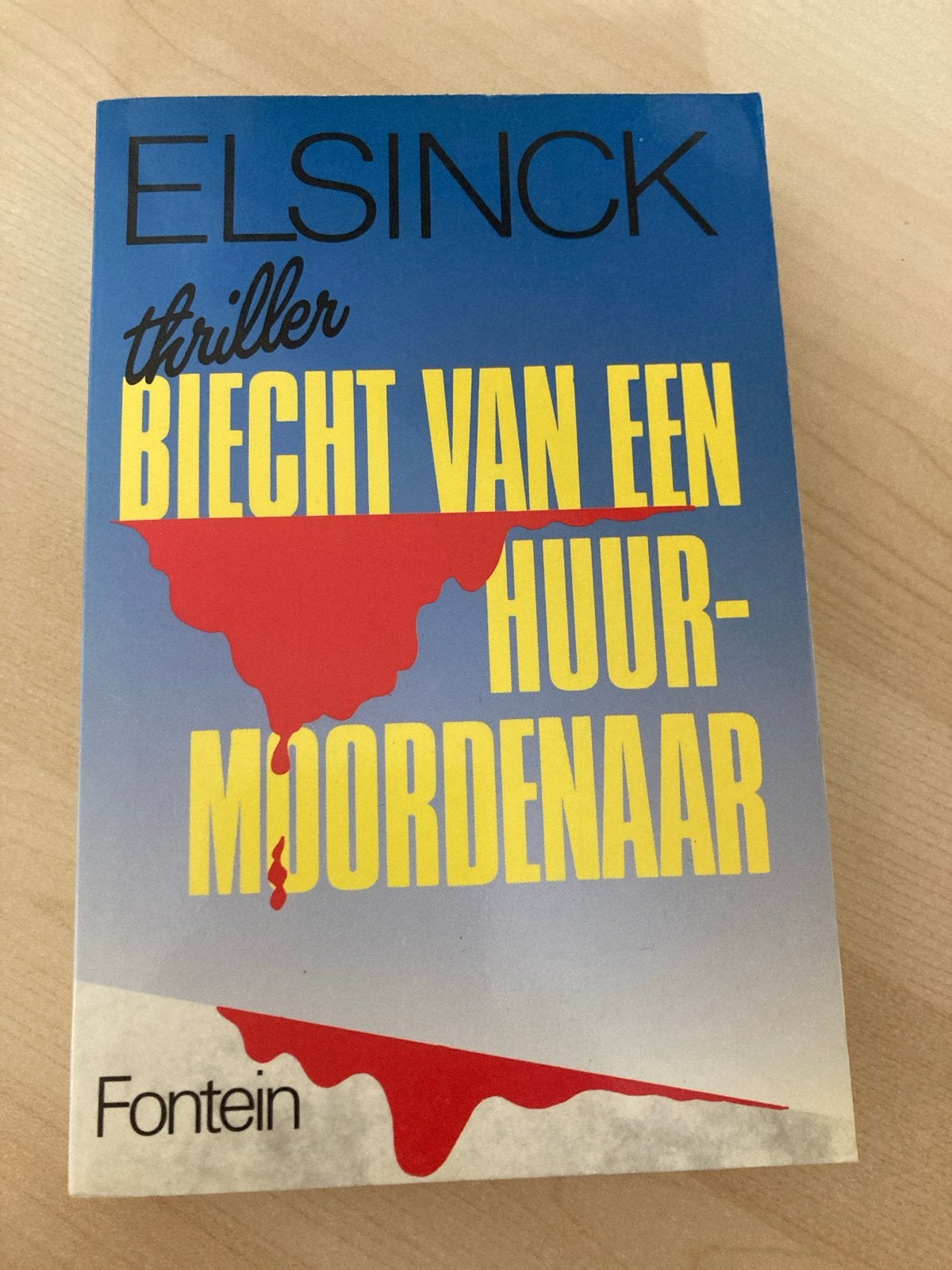 Elsinck thriller: Biecht van een huurmoordenaar, Ophalen of Verzenden, Zo goed als nieuw, Europa overig