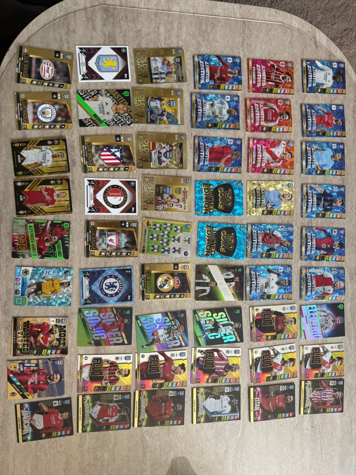 Football cards, Ophalen of Verzenden, Zo goed als nieuw