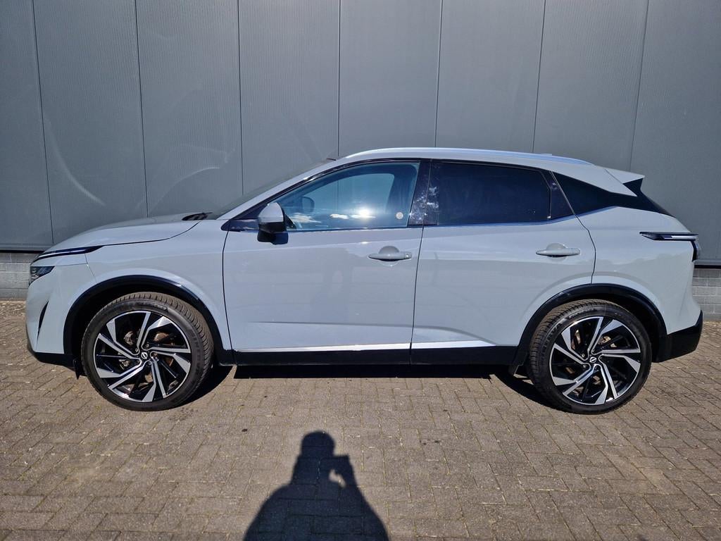 Nissan Qashqai 1.3 MHEV Xtronic Tekna Plus, Gebruikt, Zwart, 4 cilinders, Leder
