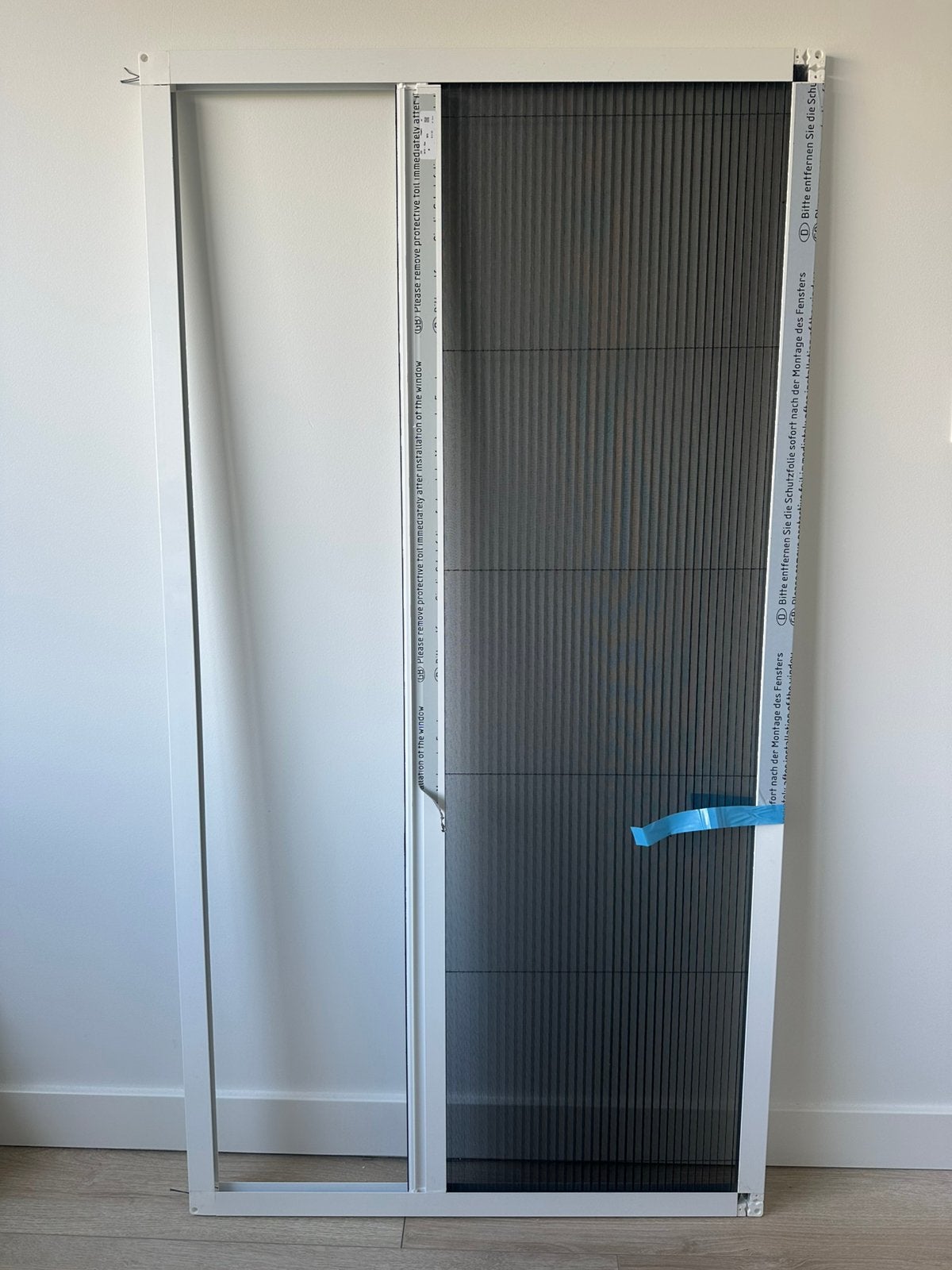Plissé raam hor - 143 cm x 76 cm, Ophalen, Zo goed als nieuw, Hordeur, Minder dan 200 cm