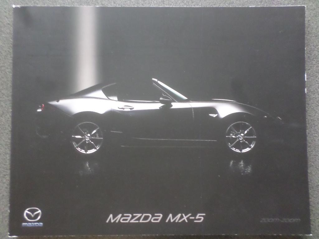 Mazda MX-5 ND 12-2016 Brochure, Boeken, Ophalen of Verzenden, Zo goed als nieuw, Mazda