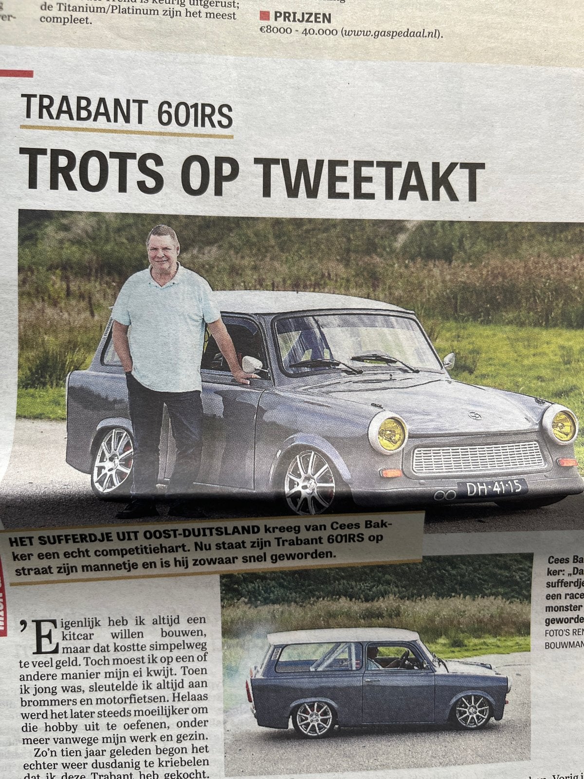 Weekeinde oktober 2015: Citroen DS, Trabant 601, Ophalen of Verzenden, Gelezen, Krant