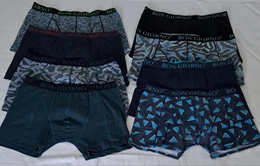8 Bon Giorno heren boxers, mt. M, Kleding | Heren, Ophalen of Verzenden, Bon Giorno, Boxer