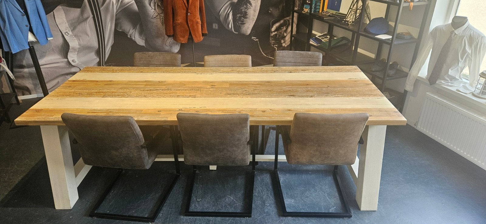 Cortena eettafel/kloostertafel, Ophalen, 200 cm of meer, 50 tot 100 cm, Zo goed als nieuw