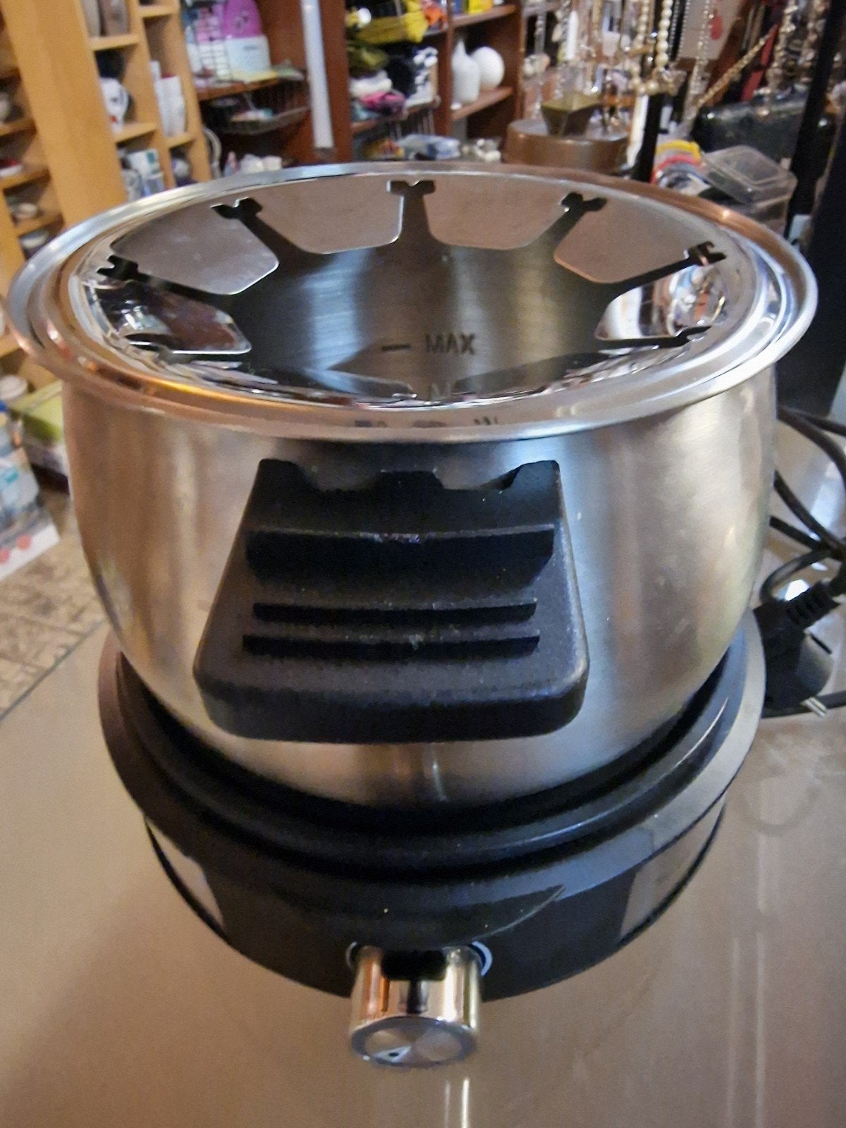 Silvercrest elektrische fonduepan - Zo goed als nieuw, Witgoed en Apparatuur, Fonduesets, Ophalen, Zo goed als nieuw, Elektrisch